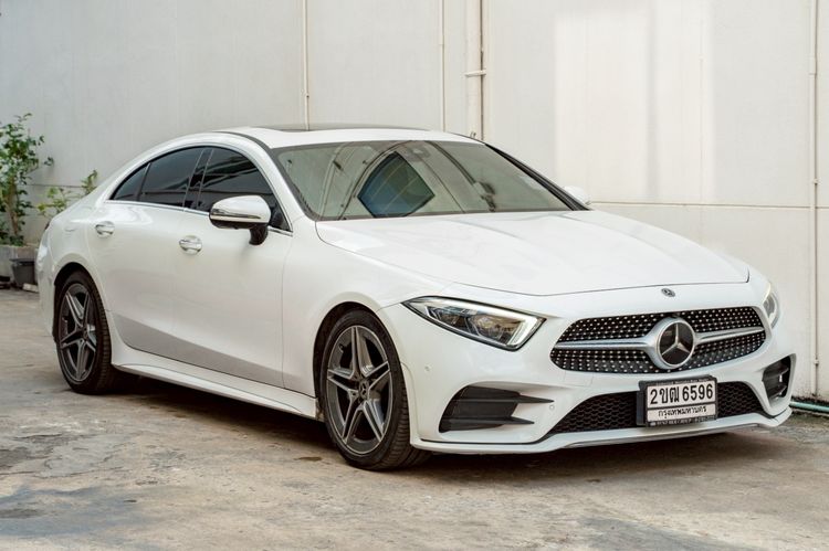 Mercedes-Benz CLS-Class 2021 CLS300 Sedan ดีเซล ไม่ติดแก๊ส เกียร์อัตโนมัติ ขาว