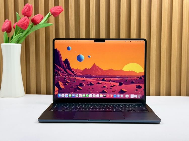 Apple แมค โอเอส 16 กิกะไบต์ อื่นๆ ไม่ใช่ MacBook Air 13.6-inch M2 2022 Ram16GB SSD256GB Midnight