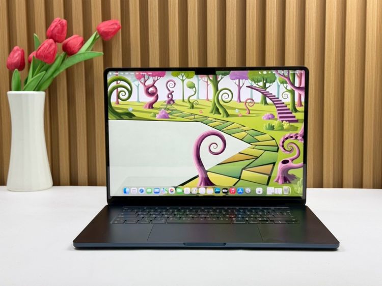 Apple แมค โอเอส 16 กิกะไบต์ อื่นๆ ไม่ใช่ MacBook Air 15-inch M3 2024 Ram16GB SSD512GB Midnight 