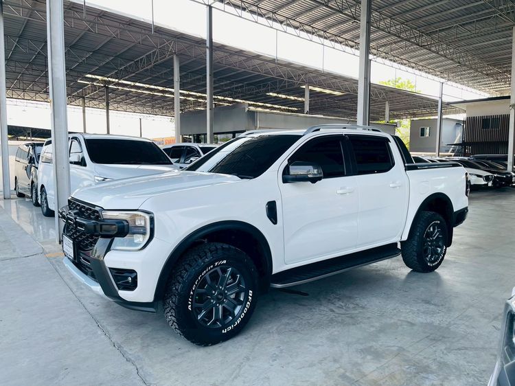 รถ Ford Ranger 2.0 Bi-Turbo 4WD Wildtrak สี ขาว
