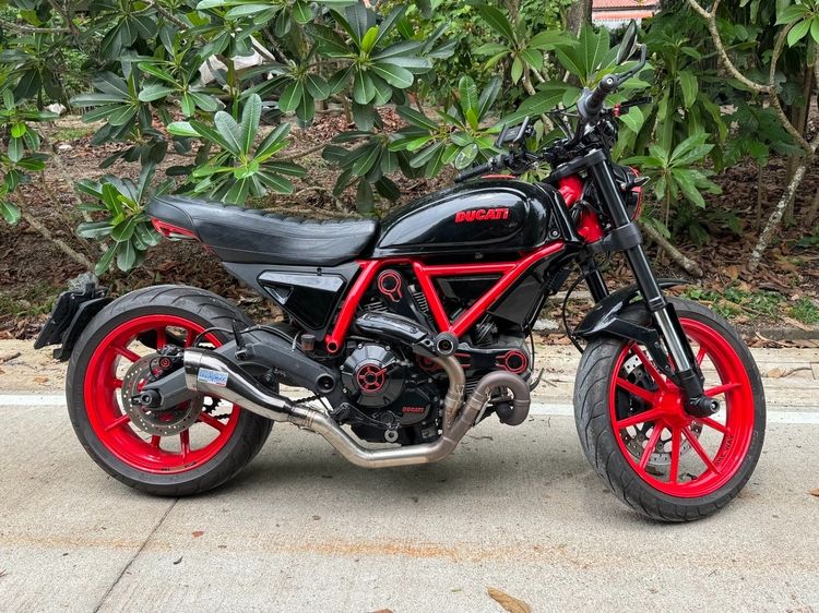Ducati Scrambler ICON Custom (803cc) 2016 — Rawai Phuket — 15,300 km — like new รูปที่ 2