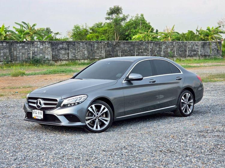Mercedes-Benz C-Class 2020 C220 Sedan ดีเซล ไม่ติดแก๊ส เกียร์อัตโนมัติ เทา