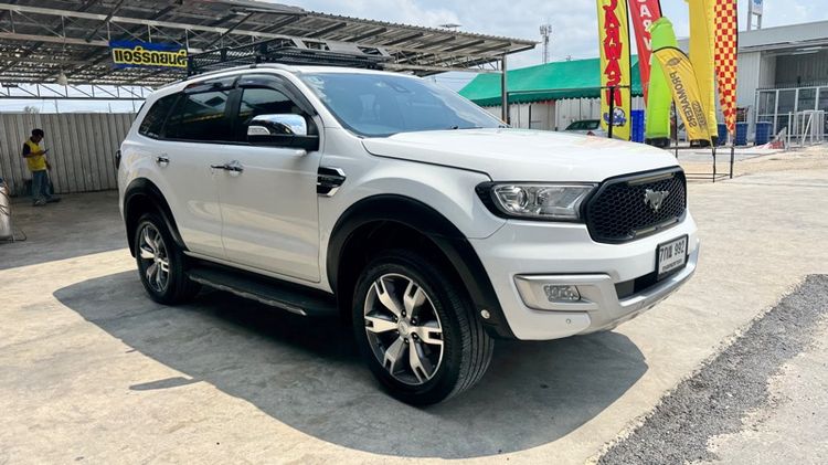 Ford Everest 2018 2.2 Titanium Plus Utility-car ดีเซล เกียร์อัตโนมัติ ขาว