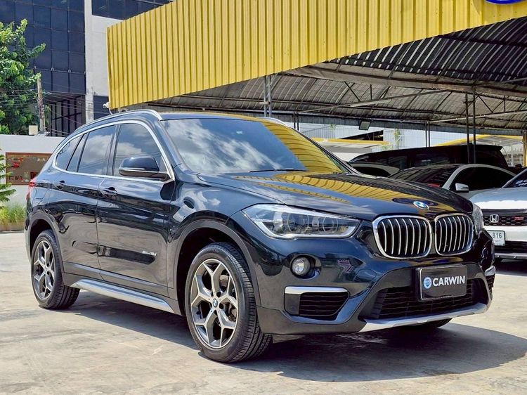 BMW X1 2017 2.0 sDrive18d xLine Utility-car ดีเซล ไม่ติดแก๊ส เกียร์อัตโนมัติ ดำ รูปที่ 3