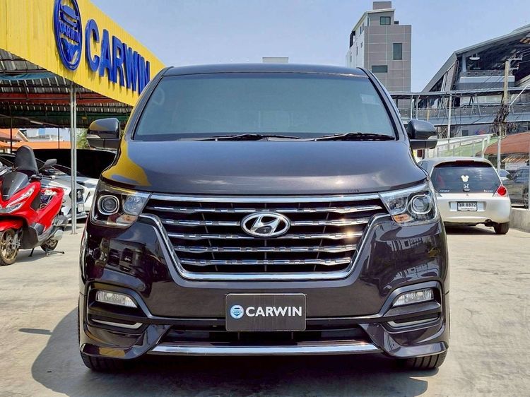 Hyundai H-1 2020 2.5 Deluxe Utility-car ดีเซล ไม่ติดแก๊ส เกียร์อัตโนมัติ น้ำตาล รูปที่ 2