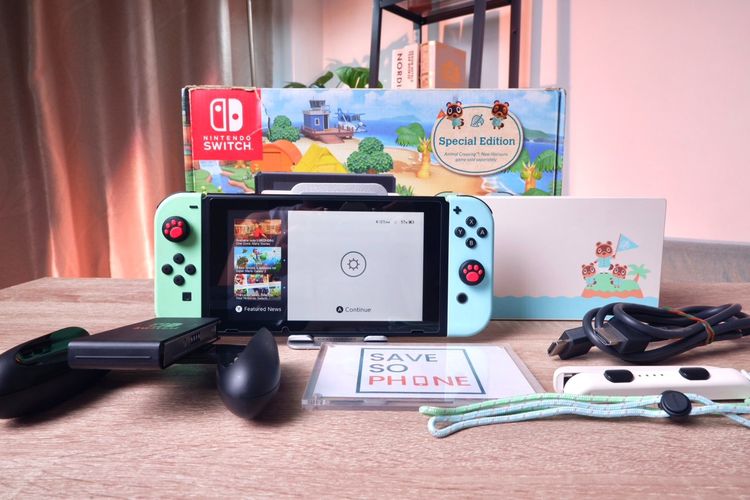 Nintendo Switch V.2 Animal Crossing Edition เครื่องสวย ราคาเพียง 6,900.- มีประกันร้าน 60 วัน รูปที่ 2