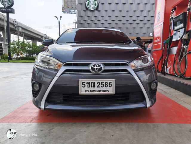 Toyota Yaris 2014 1.2 G Plus Sedan เบนซิน ไม่ติดแก๊ส เกียร์อัตโนมัติ เทา รูปที่ 2