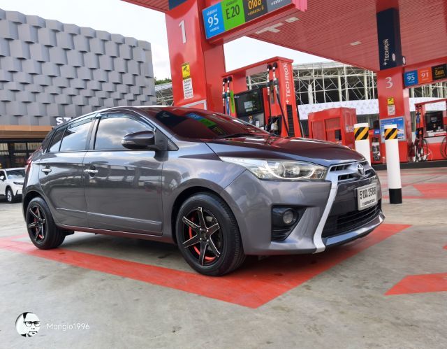 Toyota Yaris 2014 1.2 G Plus Sedan เบนซิน ไม่ติดแก๊ส เกียร์อัตโนมัติ เทา รูปที่ 3