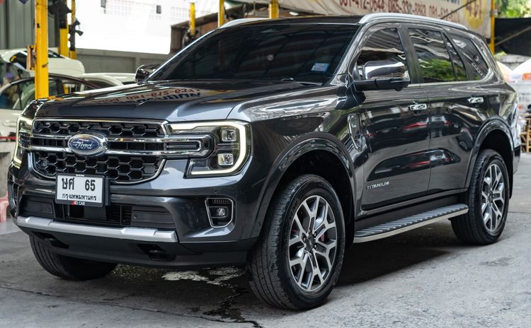Ford Everest 2023 2.0 Bi-Turbo Titanium+ 4WD Utility-car ดีเซล ไม่ติดแก๊ส เกียร์อัตโนมัติ เทา รูปที่ 2