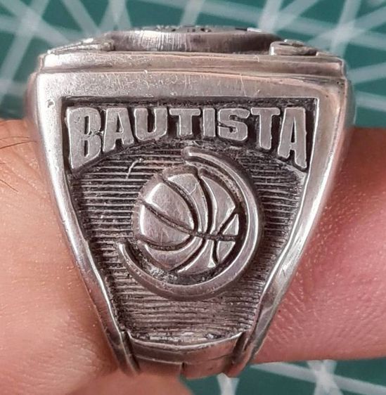 แหวนวินเทจ Basketball Championship UAAP ปีคศ.2007 เงินสเตอร์ลิง 925 (Sterling Silver 925) วงใหญ่ใส่สวย รูปที่ 6