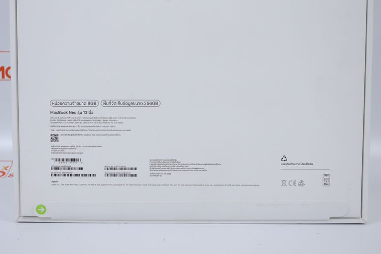 Macbook Neo 13" 8.256GB มือ 1 รูปที่ 5