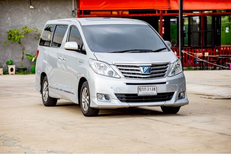 Toyota Alphard 2015 2.4 HV 4WD Van เบนซิน ไม่ติดแก๊ส เกียร์อัตโนมัติ เทา รูปที่ 2
