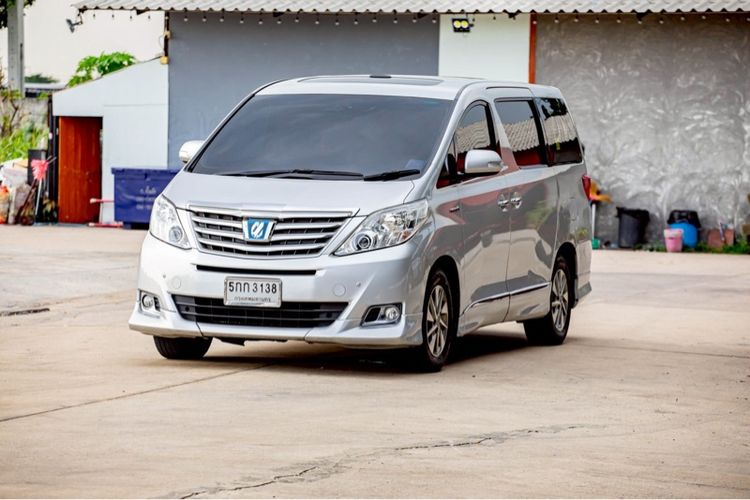 รถ Toyota Alphard 2.4 HV 4WD สี เทา