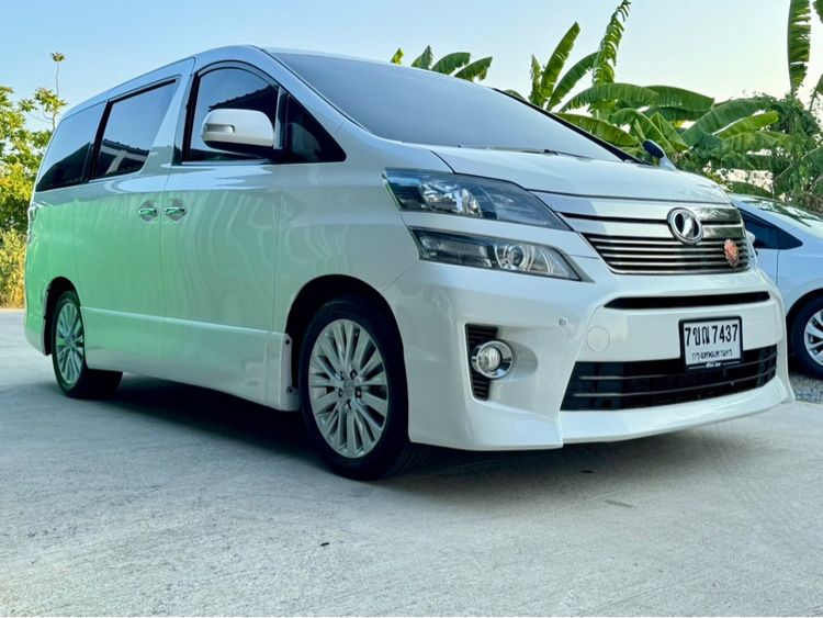 Toyota Vellfire 2014 2.4 Z G Edition Van เบนซิน ไม่ติดแก๊ส เกียร์อัตโนมัติ ขาว รูปที่ 3