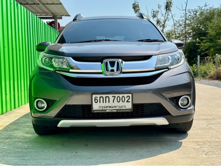 Honda BR-V 2017 1.5 SV Utility-car เบนซิน LPG เกียร์อัตโนมัติ เทา รูปที่ 2