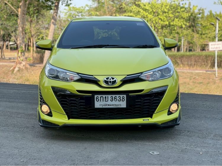 Toyota Yaris 2017 1.2 G Sedan เบนซิน ไม่ติดแก๊ส เกียร์อัตโนมัติ เขียว รูปที่ 2
