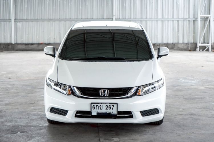 Honda Civic 2015 1.8 S i-VTEC Sedan เบนซิน ไม่ติดแก๊ส เกียร์อัตโนมัติ ขาว