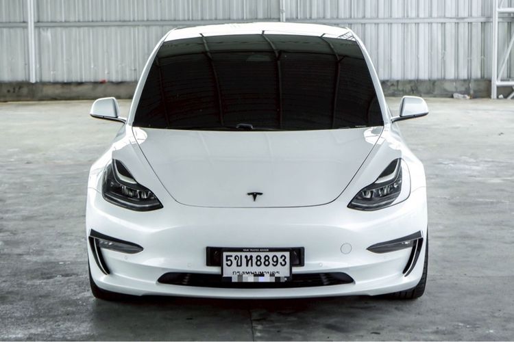 รถ Tesla Model-3 Performance 4WD สี ขาว