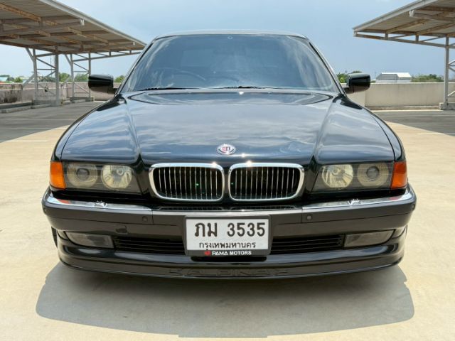 BMW Series 7 1998 740iL Sedan เบนซิน ไม่ติดแก๊ส เกียร์อัตโนมัติ ดำ รูปที่ 4