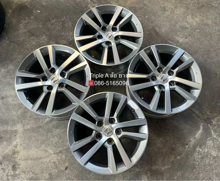 ✨ล้อแม็ก 5รู114✨Honda Civic FE ขอบ 16 เทาหน้าเงา💖สภาพสวย💖 รูปที่ 6