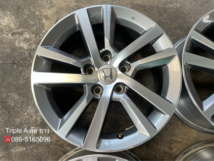 ✨ล้อแม็ก 5รู114✨Honda Civic FE ขอบ 16 เทาหน้าเงา💖สภาพสวย💖 รูปที่ 4