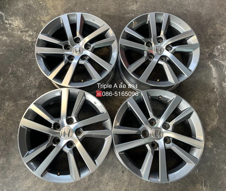 ✨ล้อแม็ก 5รู114✨Honda Civic FE ขอบ 16 เทาหน้าเงา💖สภาพสวย💖 รูปที่ 7