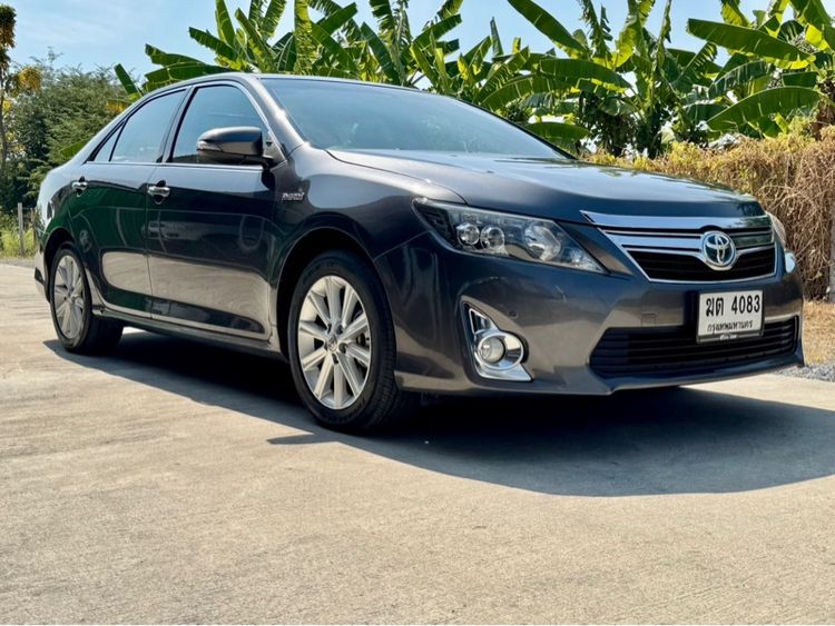Toyota Camry 2012 2.5 Hybrid Navigator Sedan ไฮบริด ไม่ติดแก๊ส เกียร์อัตโนมัติ เทา รูปที่ 3