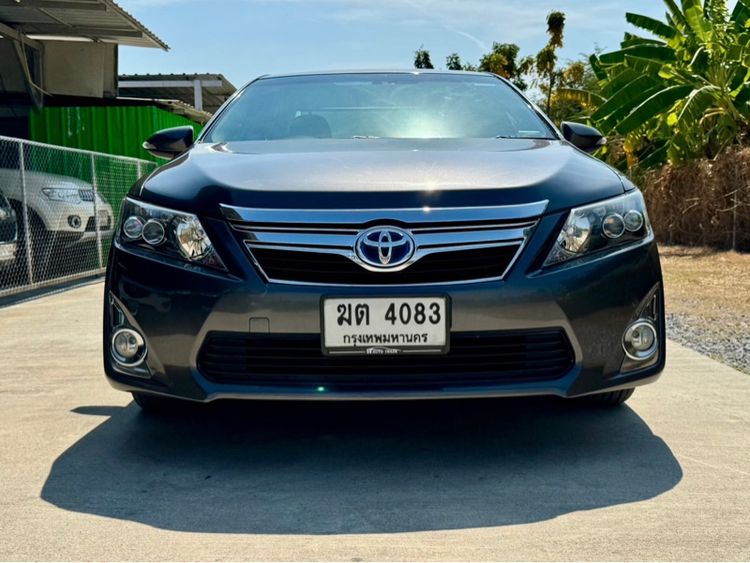 Toyota Camry 2012 2.5 Hybrid Navigator Sedan ไฮบริด ไม่ติดแก๊ส เกียร์อัตโนมัติ เทา รูปที่ 2