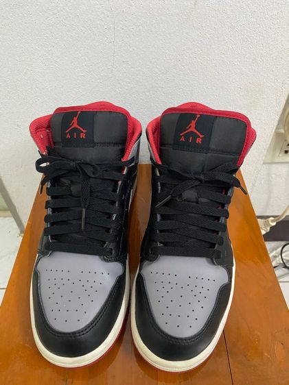 Nike Air Jordan mid Grey Black Red