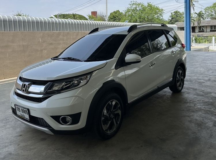 Honda BR-V 2017 1.5 SV Utility-car เบนซิน ไม่ติดแก๊ส เกียร์อัตโนมัติ ขาว