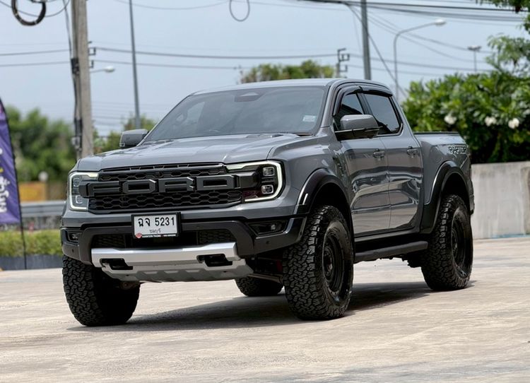 รถ Ford Ranger Raptor 3.0L V6 Twin-Turbo EcoBoost 4x4 สี เทา