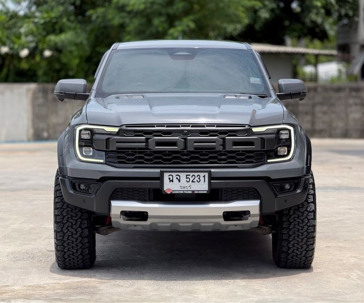 Ford Ranger 2022 Raptor 3.0L V6 Twin-Turbo EcoBoost 4x4 Pickup เบนซิน ไม่ติดแก๊ส เกียร์อัตโนมัติ เทา รูปที่ 2