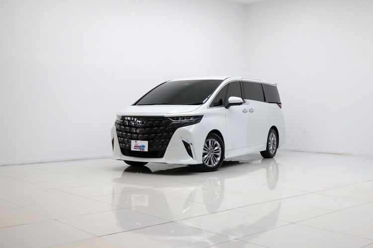 Toyota Alphard 2024 2.5 Z Van เบนซิน ไม่ติดแก๊ส เกียร์อัตโนมัติ ขาว