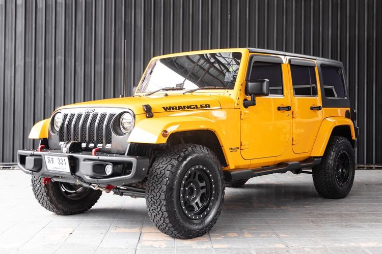 รถ Jeep Wrangler 2.8 CRD 4WD สี เหลือง