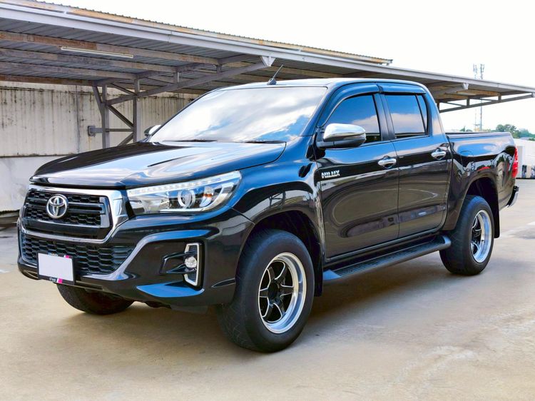 Toyota Hilux Revo 2018 2.4 Prerunner E Plus Pickup ดีเซล ไม่ติดแก๊ส เกียร์ธรรมดา ดำ