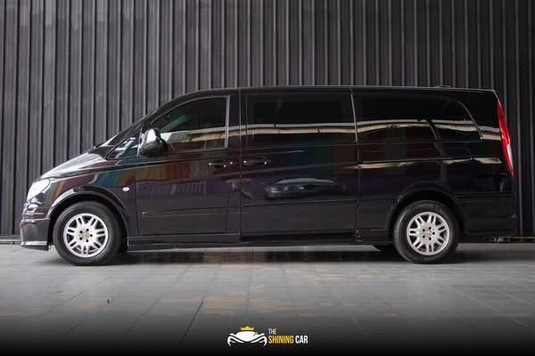 Mercedes-Benz V-Class 2008 Vito Van ดีเซล ไม่ติดแก๊ส เกียร์อัตโนมัติ ดำ รูปที่ 2