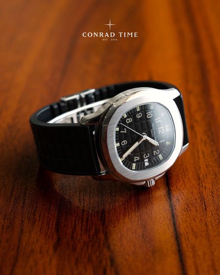 Patek Aquanaut 5066 Black Dial Black Rubber Strap 36 mm. 