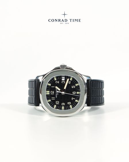 Patek Aquanaut 5066 Black Dial Black Rubber Strap 36 mm.  รูปที่ 7