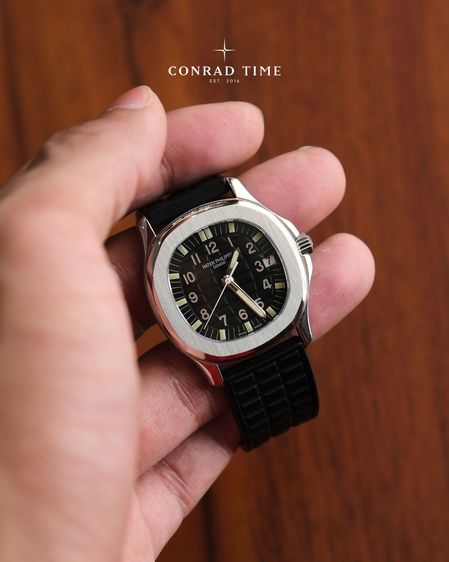 Patek Aquanaut 5066 Black Dial Black Rubber Strap 36 mm.  รูปที่ 2