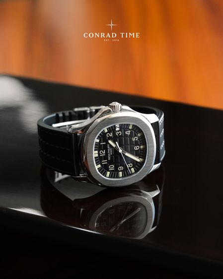 Patek Aquanaut 5066 Black Dial Black Rubber Strap 36 mm.  รูปที่ 3