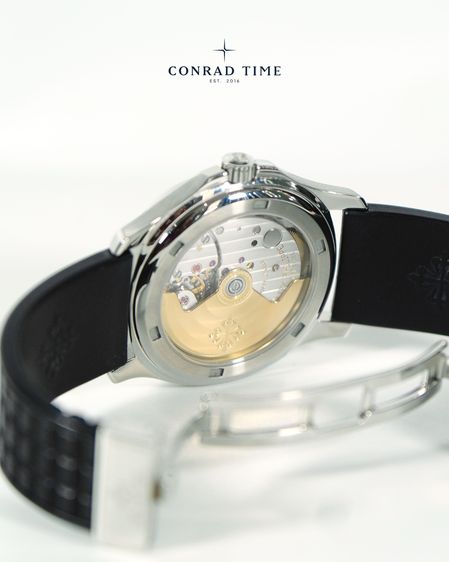 Patek Aquanaut 5066 Black Dial Black Rubber Strap 36 mm.  รูปที่ 15