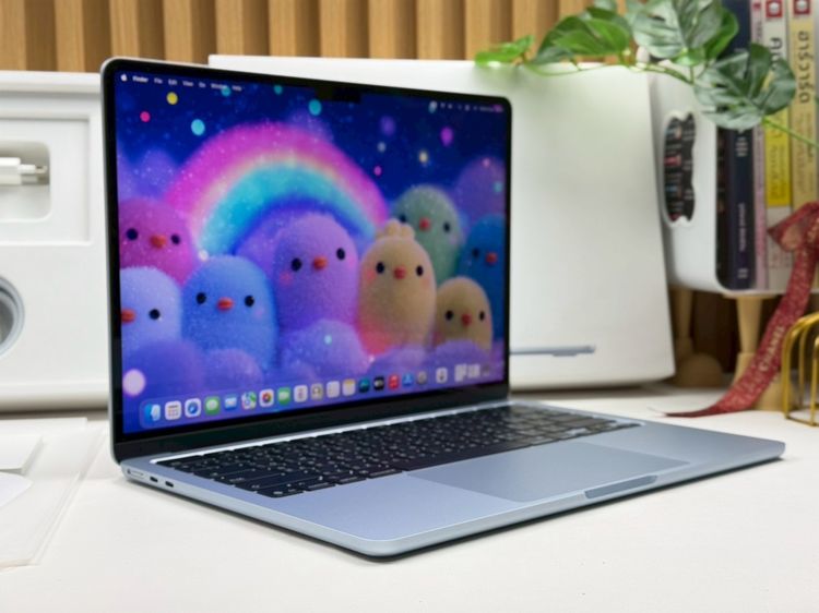 MacBook Air 13.6-inch M4 2025 Ram16GB SSD256GB SkyBlue apple care 29 April 2027  รูปที่ 3