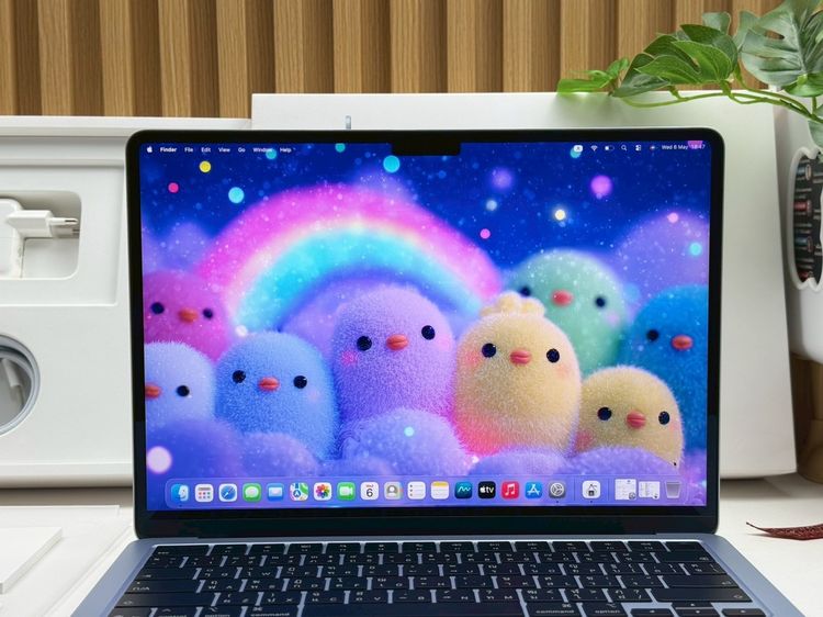 MacBook Air 13.6-inch M4 2025 Ram16GB SSD256GB SkyBlue apple care 29 April 2027  รูปที่ 4