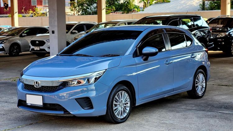 Honda City 2022 1.0 S+ Sedan เบนซิน ไม่ติดแก๊ส เกียร์อัตโนมัติ ฟ้า