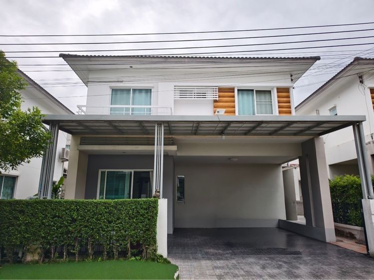 บ้านเดี่ยว หมูบ้านคลัสเตอร์วิลล์4 บางกรวยจงถนอม