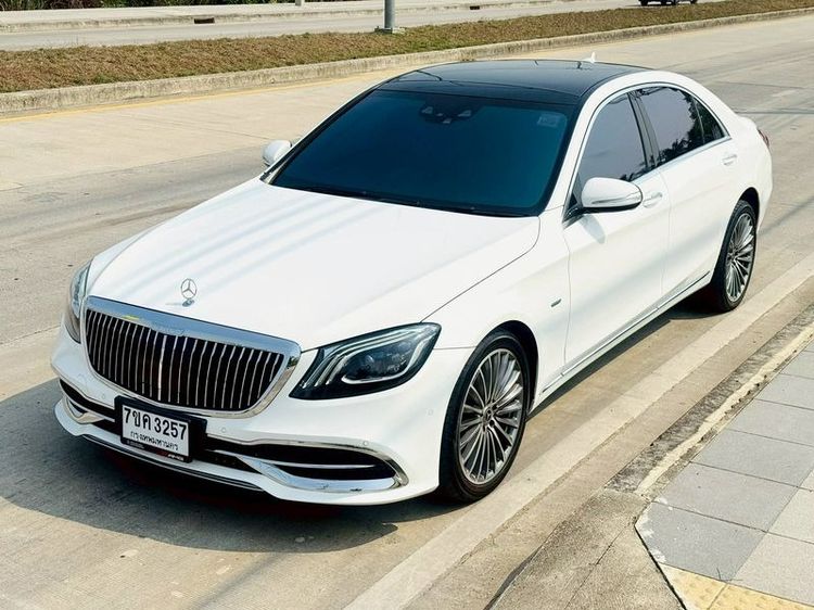 รถ Mercedes-Benz S-Class S500 สี ขาว