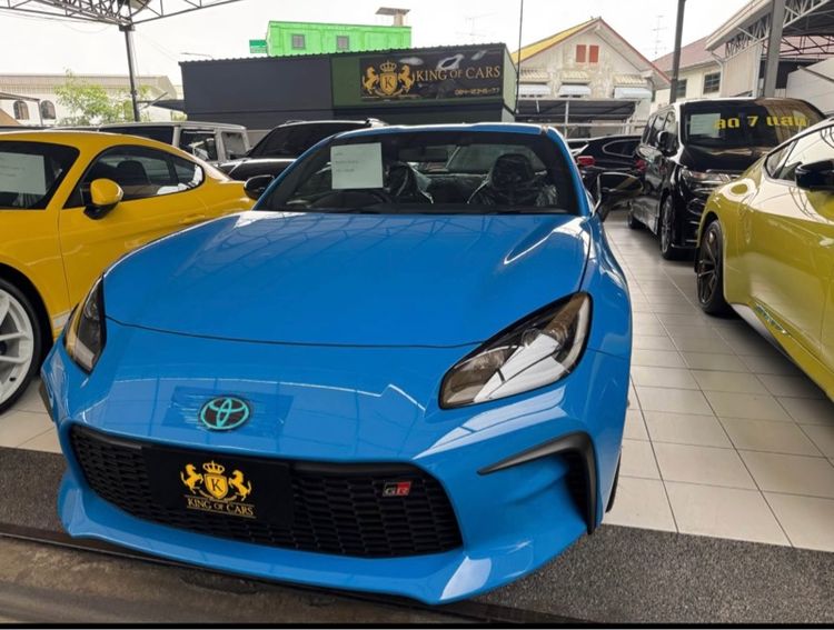 รถ Toyota GR 86 2.4 RZ coupe สี ฟ้า