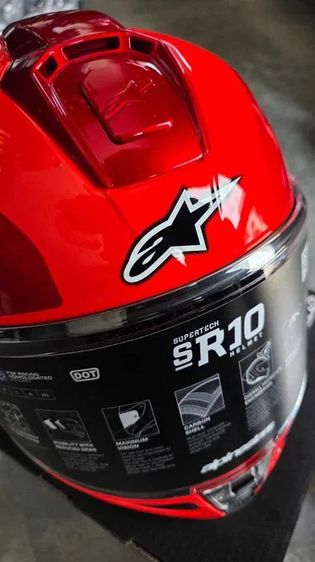 หมวกกันน็อค Alpinestars Supertech R10 Arius สีแดง ไซส์ XS S M L XL XXL สินค้าใหม่ รูปที่ 5