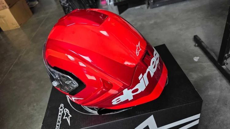 หมวกกันน็อค Alpinestars Supertech R10 Arius สีแดง ไซส์ XS S M L XL XXL สินค้าใหม่ รูปที่ 2