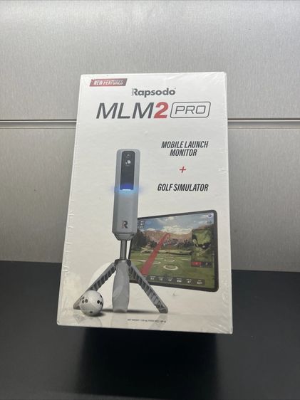 อื่นๆ ไม่ระบุ เครื่องวัดการตีลูกกอล์ฟ Rapsodo MLM2 PRO พร้อมลูกกอล์ฟ Titleist 2025 Pro V1 สีเงิน สินค้าใหม่เอี่ยม